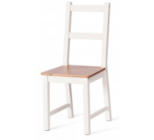 Стул Соната / Sonata chair массив сосны, 41х50х95 см, антик/белый