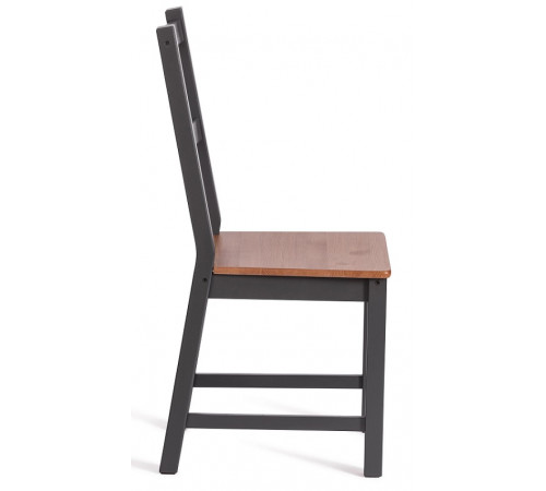 Стул Соната / Sonata chair массив сосны, 41х50х95 см, антик /графит