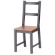 Стул Соната / Sonata chair массив сосны, 41х50х95 см, антик /графит
