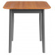 Стол Соната Люкс/ Sonata Lux table, 75х75х75 см антик /графит