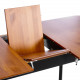 Стол для кухни Соната Люкс раздвижной/Sonata Lux extension table, 120(150)х75х75 см антик/черный