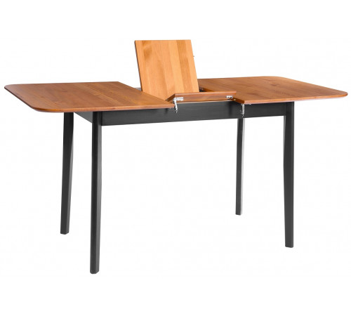 Стол для кухни Соната Люкс раздвижной/Sonata Lux extension table, 120(150)х75х75 см антик/черный