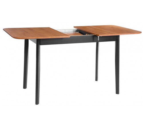 Стол для кухни Соната Люкс раздвижной/Sonata Lux extension table, 120(150)х75х75 см антик/черный
