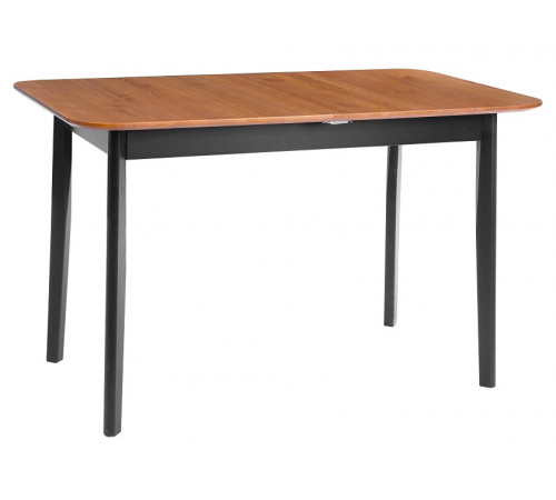 Стол для кухни Соната Люкс раздвижной/Sonata Lux extension table, 120(150)х75х75 см антик/черный