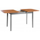 Стол для кухни Соната Люкс раздвижной/Sonata Lux extension table, 120(150)х75х75 см антик/графит