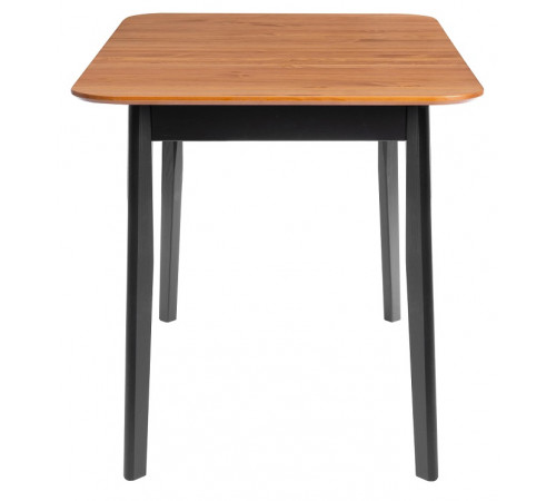 Стол на кухню Соната Люкс/ Sonata Lux table, 120х75х75 см массив сосны, антик/чёрный