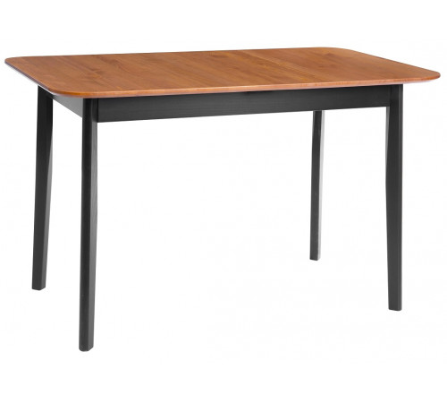 Стол на кухню Соната Люкс/ Sonata Lux table, 120х75х75 см массив сосны, антик/чёрный