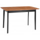 Стол на кухню Соната Люкс/ Sonata Lux table, 120х75х75 см массив сосны, антик/чёрный