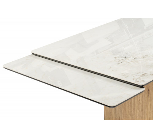 Стол Монерон 200x100 brecha crema elegance / каркас дуб монтана