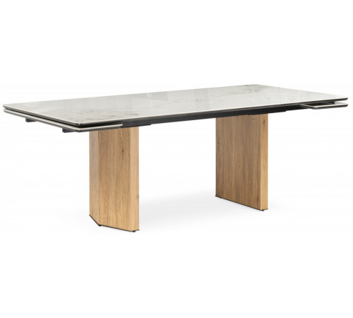 Стол Монерон 200x100 brecha crema elegance / каркас дуб монтана