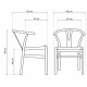 Стул Arcus wood / beige