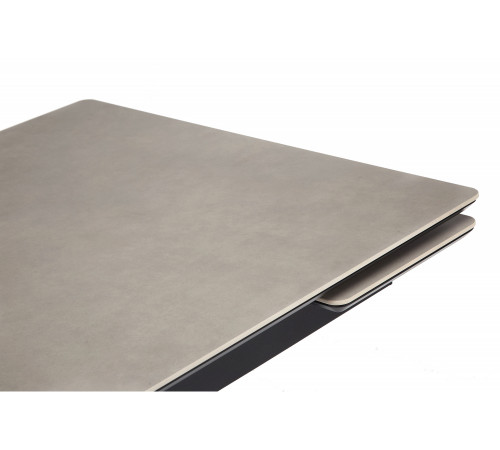 Стол Старлайт 140 (200) х 80 carmen light grey / черный