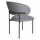Стул DikLine 201 NS10 GREY, ножки черные