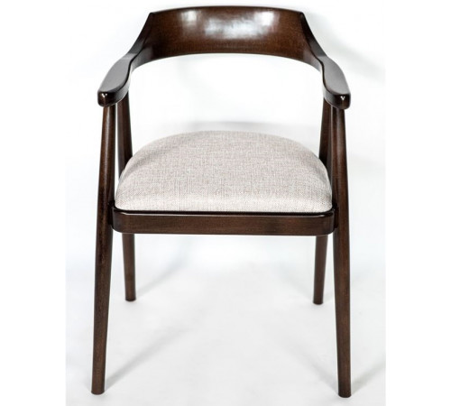 Полукресло венское Меркурий (темный орех орех/ткань Тесла 01)