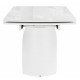 Стол Готланд 180(240)x90 statuario titan gloss / белый