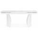 Стол Готланд 180(240)x90 statuario titan gloss / белый