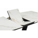 Стол обеденный Вейл 160(205)х89 gilt white / черный