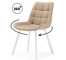 Стул Челси 360 бежевый (ZD 210) / белый