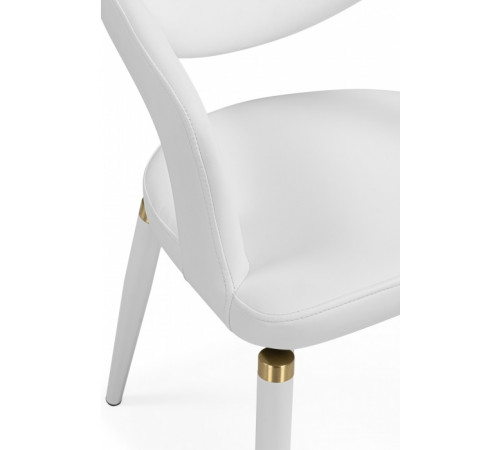 Стул Palma white / white and gold