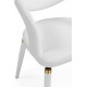 Стул Palma white / white and gold