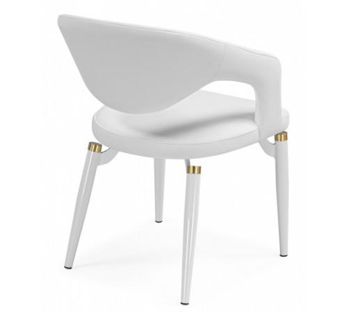 Стул Palma white / white and gold