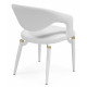 Стул Palma white / white and gold