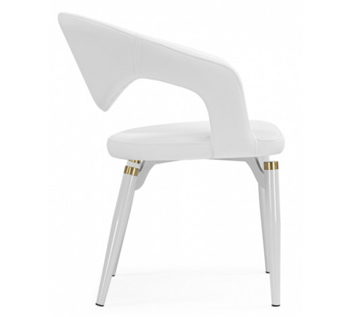 Стул Palma white / white and gold