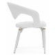 Стул Palma white / white and gold