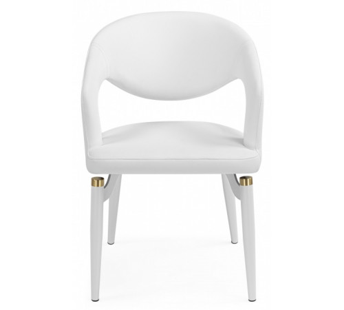 Стул Palma white / white and gold