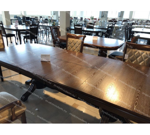Стол MK-4509-LW LUSA-2 цвет: Light Walnut