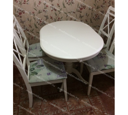 Обеденная группа SOLERNO/PICASSO ivory white
