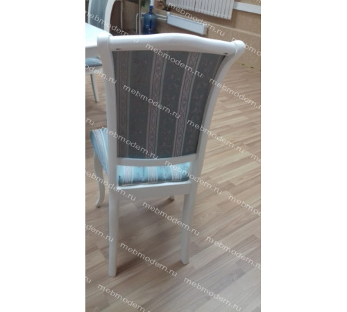 Обеденная группа SIENA SA-T6EX/OP-SC Ivory White ткань 180-19