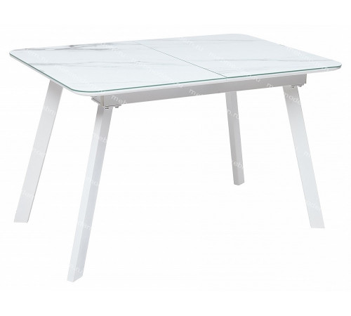 Стол ARUBA WHITE/cупер белое глянцевое стекло