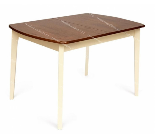 Стол ROBERTO (mod. EHR3248R+12 H4) rustic oak+cream (дуб+кремовый)