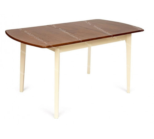 Стол ROBERTO (mod. EHR3248R+12 H4) rustic oak+cream (дуб+кремовый)