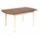 Стол ROBERTO (mod. EHR3248R+12 H4) rustic oak+cream (дуб+кремовый)
