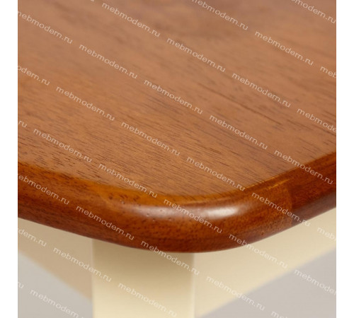 Стол ROBERTO (mod. EHR3248R+12 H4) rustic oak+cream (дуб+кремовый)