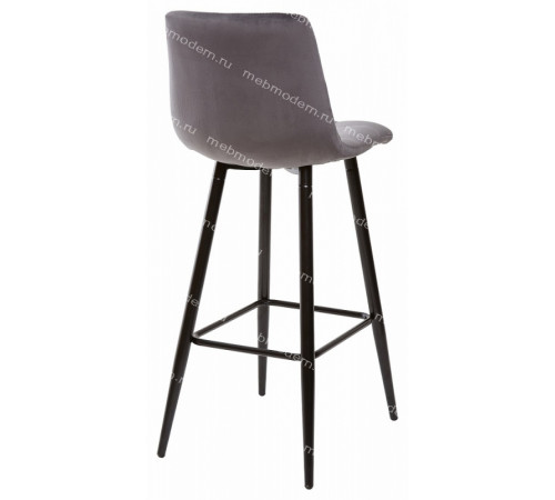 LECCO UF910-05 DARK GREY барный стул, велюр