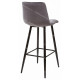 LECCO UF910-05 DARK GREY барный стул, велюр