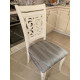 Обеденная группа SIENA SA-T6EX/SA-SC Ivory White ткань 180-19