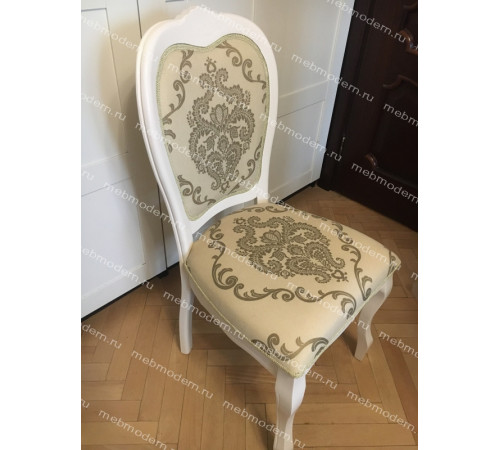 Стул Princess MK-1227-BW ткань TX-1A Butter White