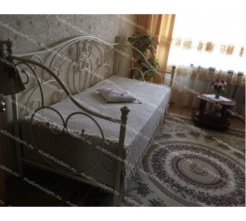 Кровать-диван односпальная «Джейн» (Jane) + основание Antique white