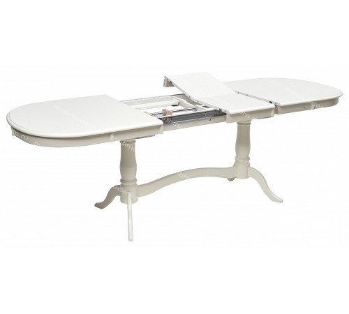 Стол обеденный раскладной «Сиена» (Siena SA-T6EX2L) Ivory White