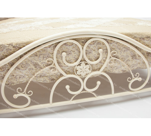 Кровать двуспальная «Элизабет» (Elizabeth) + основание 160х200 Antique White