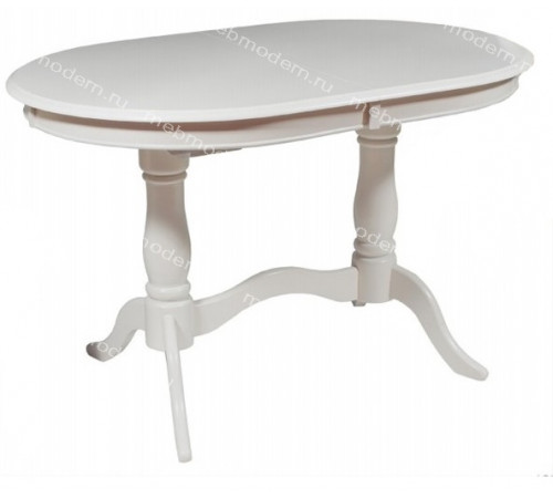 Обеденная группа Eva+Siena Ivory White ткань бирюзовая (H180-19)