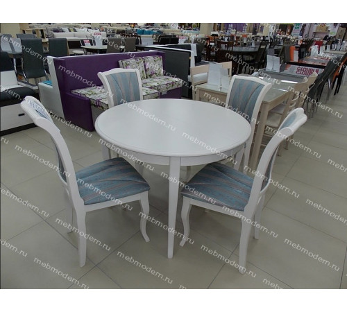 Обеденная группа Milano+Opera Ivory White 180-19