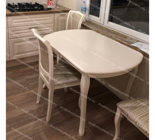 Стол Alicante AL-T3EX Ext. (Butter White)
