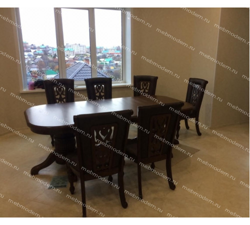 Стол MK-4500-LW LUSA Light Walnut