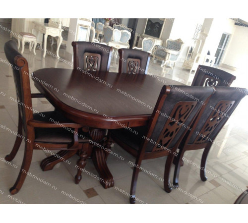 Стул MK-4510-LW LUSA Light Walnut