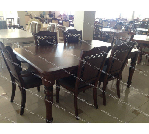 Стол MK-4501-LW CHARLIZE цвет: Light Walnut